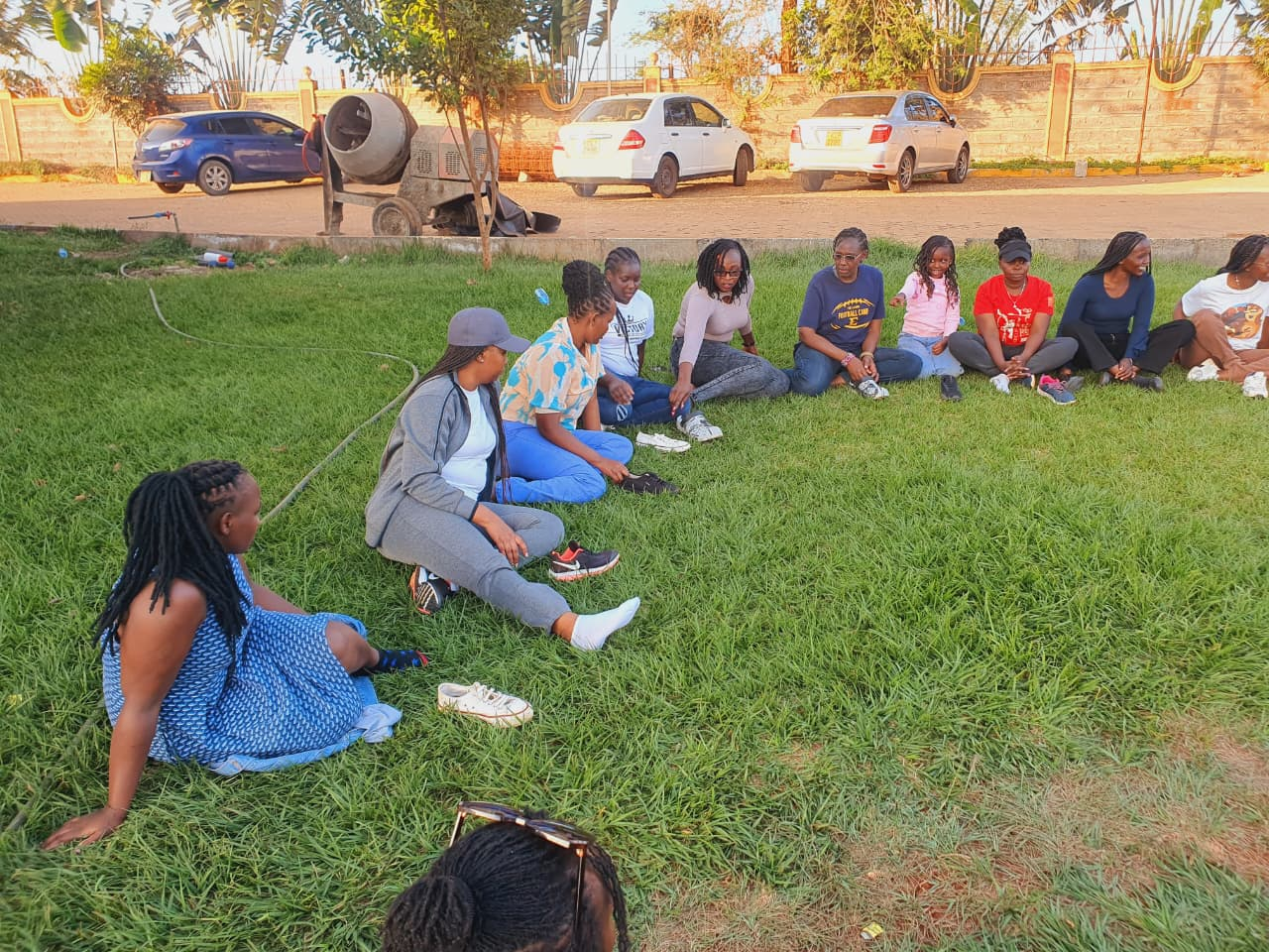 Women gathered in fellowship